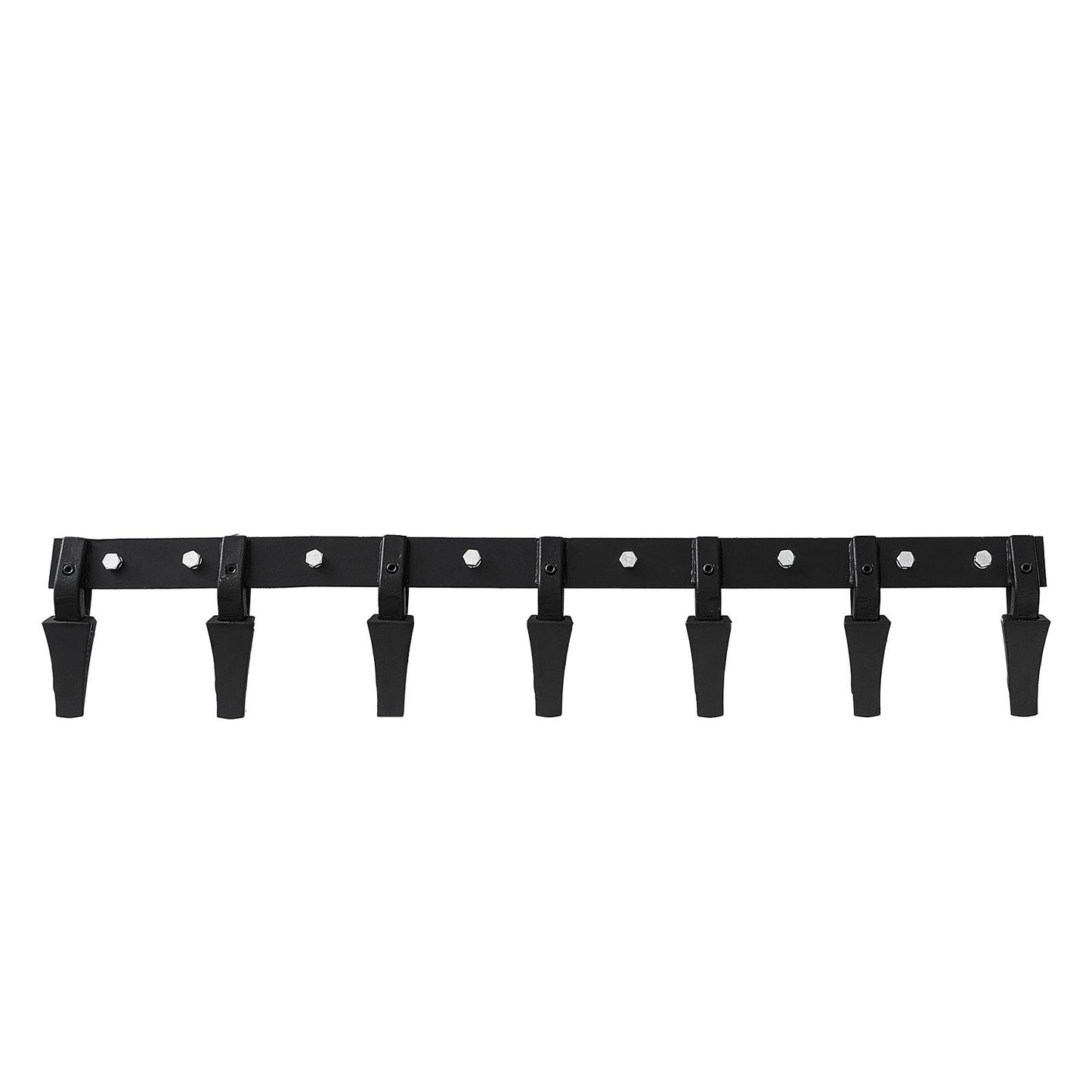 Schaufelzahnstange, 60 Zoll, Hochleistungs-Traktorschaufel, 7-Zahn-Zahnstange für Lader, Traktor, Kompaktlader, 4560 lbs Tragkraft, Anschraubdesign, für effizientes Erdgraben und Schaufelschutz