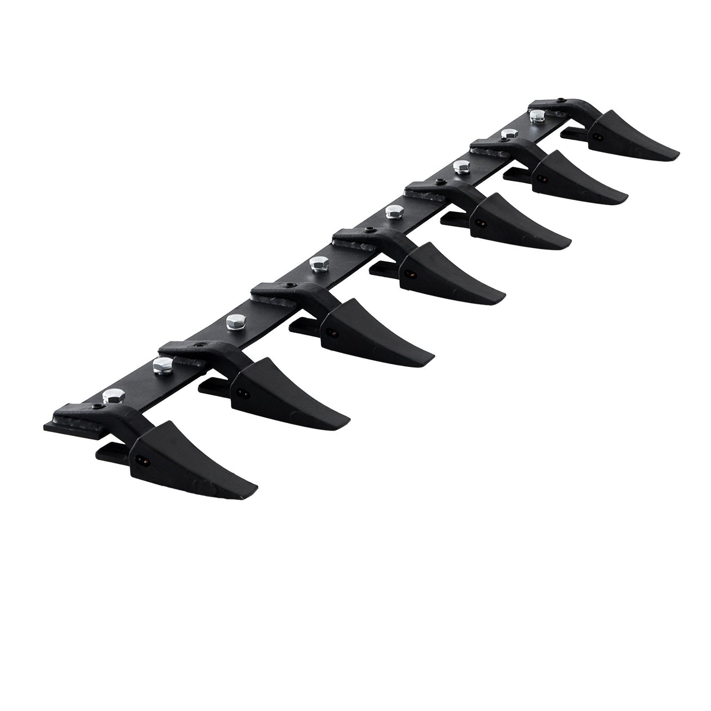 Schaufelzahnstange, 60 Zoll, Hochleistungs-Traktorschaufel, 7-Zahn-Zahnstange für Lader, Traktor, Kompaktlader, 4560 lbs Tragkraft, Anschraubdesign, für effizientes Erdgraben und Schaufelschutz