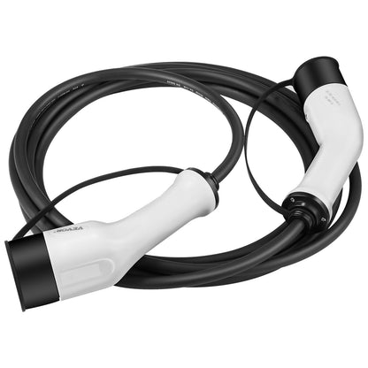Typ 2 auf Typ 2 EV-Ladekabel, Elektrofahrzeugkabel, 16 A, 5 m, 11 kW, TPU