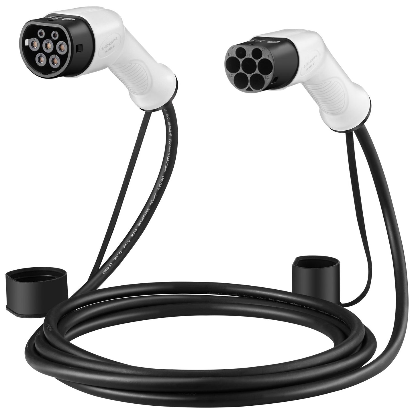 Type 2 to Type 2 EV Charging Cable Electric Vehicle Cable 32A 7m 22kW TPU