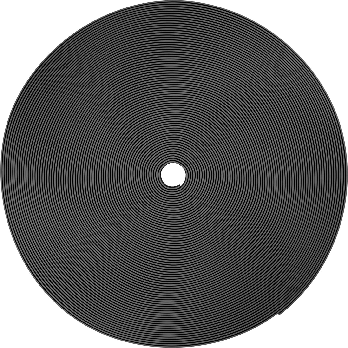 Landskapsbård, 10 tum djup 150 fot total längd, återvunnen HDPE lindad terrassbräda, flexibel böjkant för landskapsarkitektur, gräsmatta, trädgård, gård, mot invaderande ogräs, svart