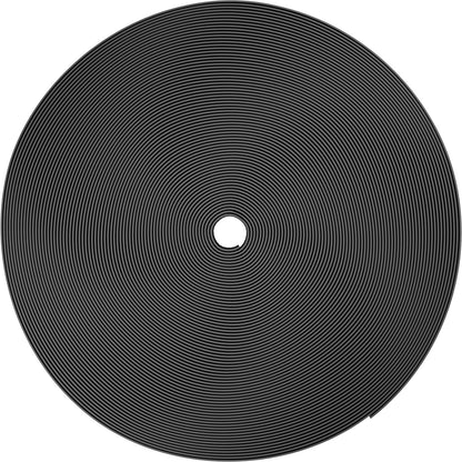 Landskapsbård, 10 tum djup 150 fot total längd, återvunnen HDPE lindad terrassbräda, flexibel böjkant för landskapsarkitektur, gräsmatta, trädgård, gård, mot invaderande ogräs, svart