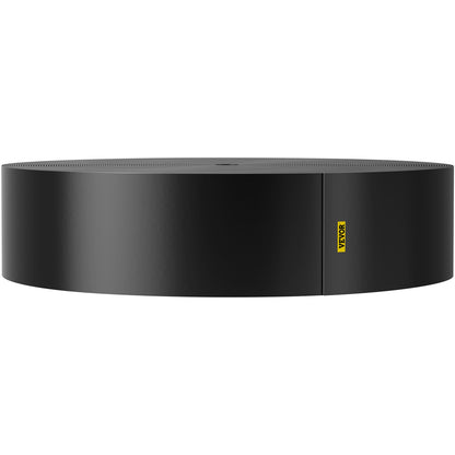 Landskapskant, 10 tums djup 300 fot total längd, återvunnen HDPE rullad terrassbräda, flexibel böjningskant för landskapsarkitektur, gräsmatta, trädgård, gård, mot invaderande ogräs, svart