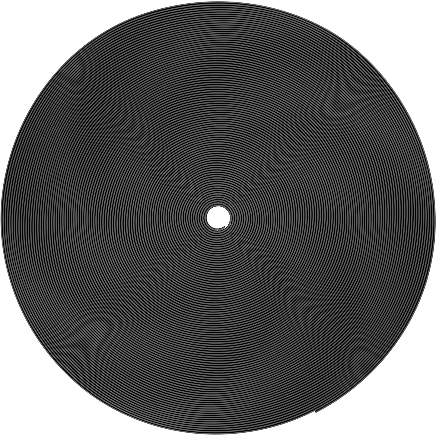 Landskapskant, 10 tums djup 300 fot total längd, återvunnen HDPE rullad terrassbräda, flexibel böjningskant för landskapsarkitektur, gräsmatta, trädgård, gård, mot invaderande ogräs, svart