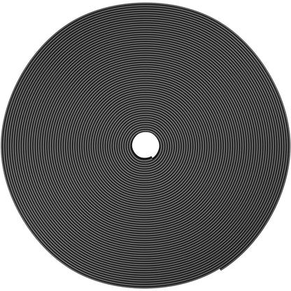 Landskapskant, 10 tums djup 80 fot total längd, återvunnen HDPE lindad terrassbräda, flexibel böjkant för landskapsarkitektur, gräsmatta, trädgård, trädgård, mot invaderande ogräs, svart