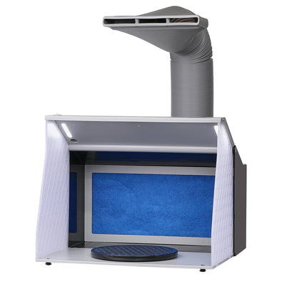 Airbrush-Spritzkabine, tragbare Hobby-Airbrush-Farbspritzkabine mit Doppelventilator