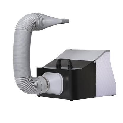 Airbrush-Spritzkabine, tragbare Hobby-Airbrush-Farbspritzkabine mit Doppelventilator