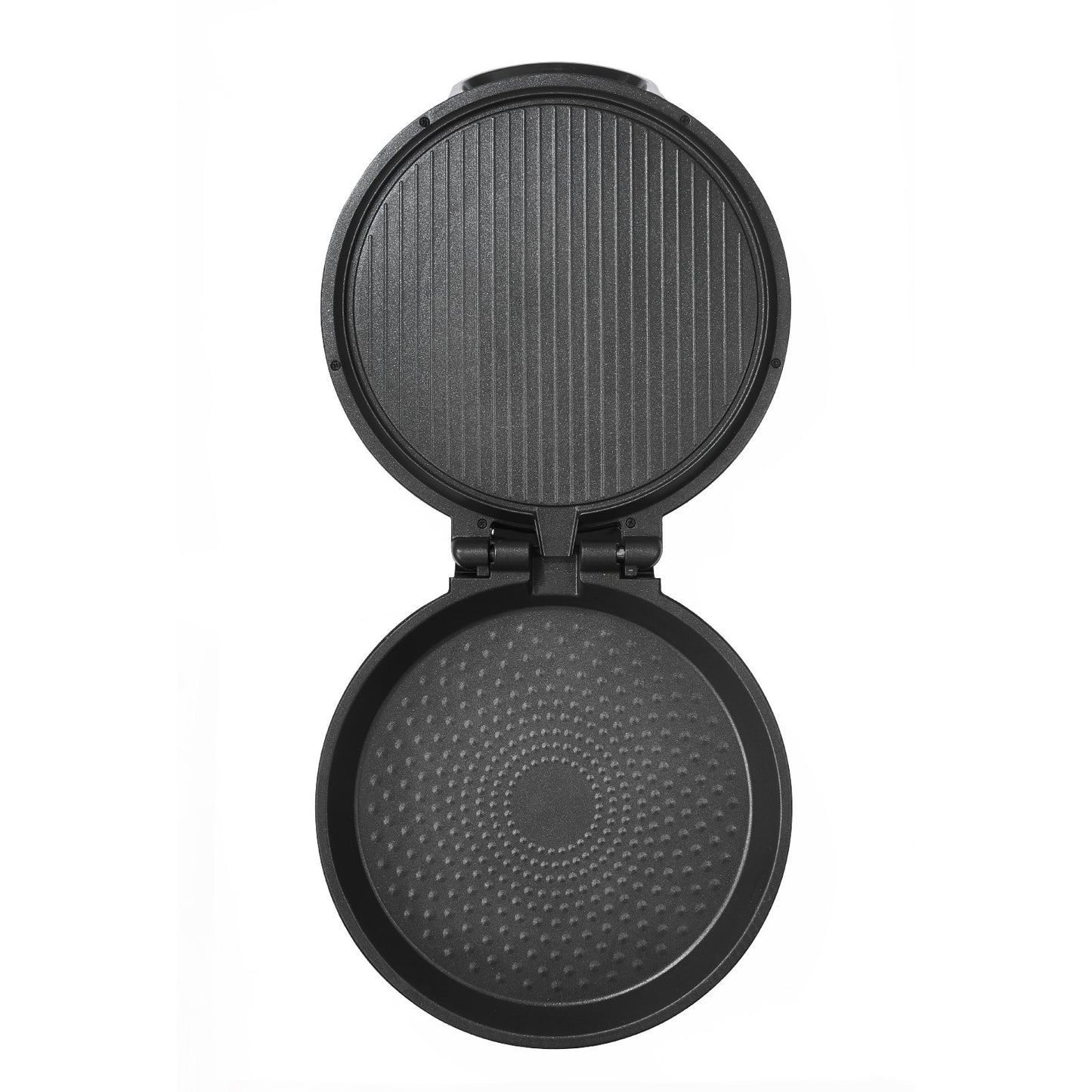 Pizza Oven, 12 in Electric Pizza Maker, 1200W Electric Pizzas Cooker with Non-Stick Coating, 180° Open for Dual Side Baking, Heats up to 410 ˚F, Multi-Function Cooking, for Pizzas, Barbecue