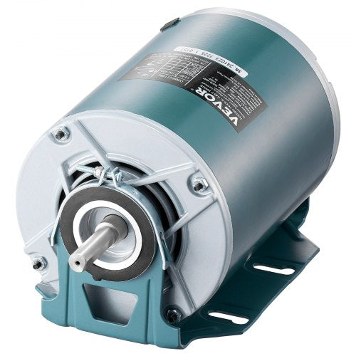1/2HP Furnace Blower Motor 1720RPM, 115V 7.1A Belt Drive Blower Motor Single Phase - 0.5" Shaft Diameter, 1.6" Shaft Length, CW/CCW Rotation