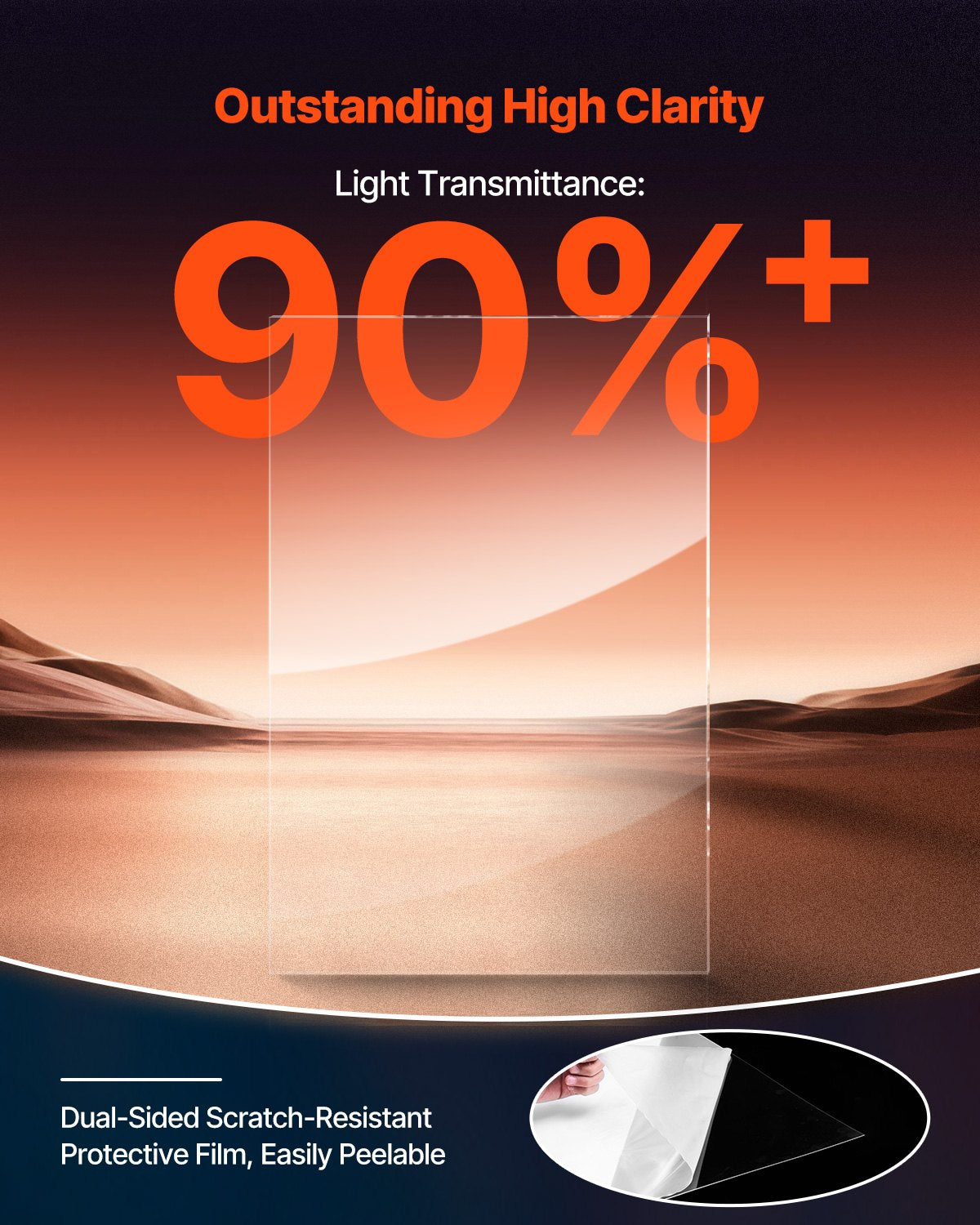 5-pack PET/plexiglass sheets 24 x 36 inch plastic sheets 0.04 inch thick