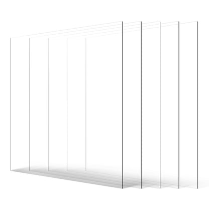 5-pack PET/plexiglass sheets 24 x 36 inch plastic sheets 0.04 inch thick