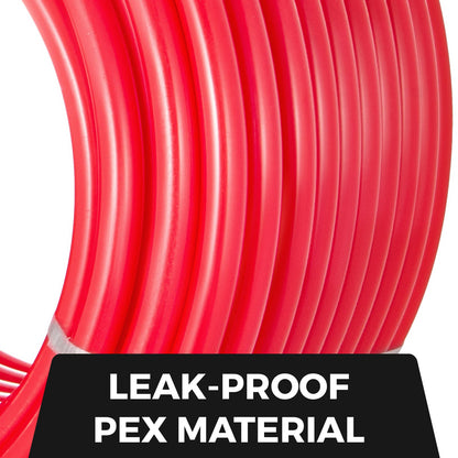Pex Pipe Tubing 1 Inch 300ft Pex Tubing Non-Barrier Radiant Water Plumbing Pipe Pex-B ?1" Non-Barrier/300FT/Red?