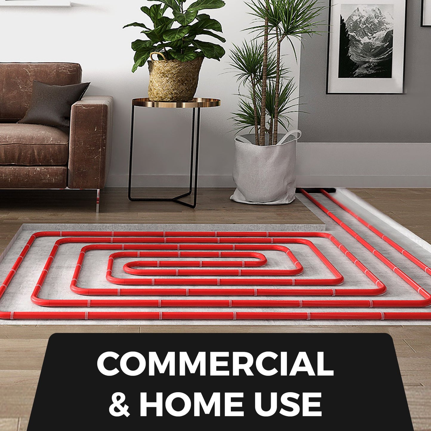 Pex Pipe Tubing 1 Inch 300ft Pex Tubing Non-Barrier Radiant Water Plumbing Pipe Pex-B ?1" Non-Barrier/300FT/Red?