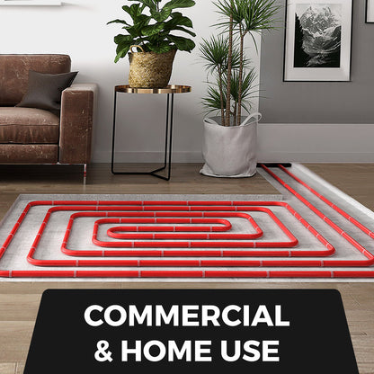 5/8 Inch x 500Ft PEX Tubing Oxygen Barrier O2 EVOH Pex-B Red Radiant Floor Heat Durable Plumbing Flexible for Residential Commercial Radiant Floor Heating Pex Pipe