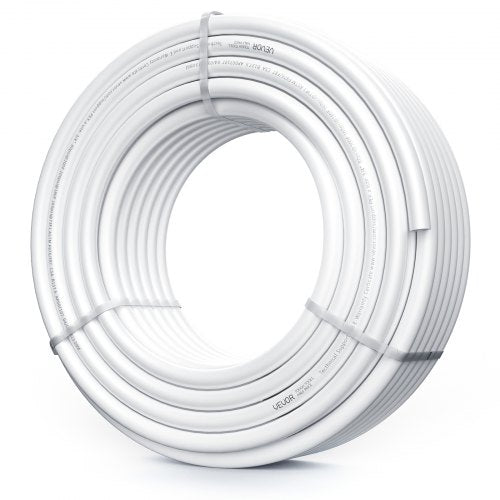 PEX Pipe 3/4 Inch, 100 Feet Length PEX-A Flexible Pipe Tubing for Potable Water, Pex Water Lines for Hot/Cold Water & Easily Restore, Plumbing Applications with Free Cutter,White