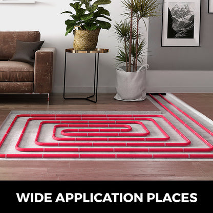 3/4" X 300Ft PEX Tubing Pex-B Red Hydronic Radiant Floor Heat Heating System Pex Pipe Pex Tube (3/4" , 300Ft/Red)