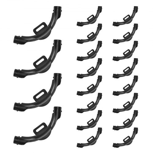 PEX Tubing Bend Support, 20 Packs 90-Degree Elbow Bend Support Compatible with 1/2-inch PEX Pipes, Corrosion & Rust Resistant Pex Clamps Pipe Holder with Nail Tab