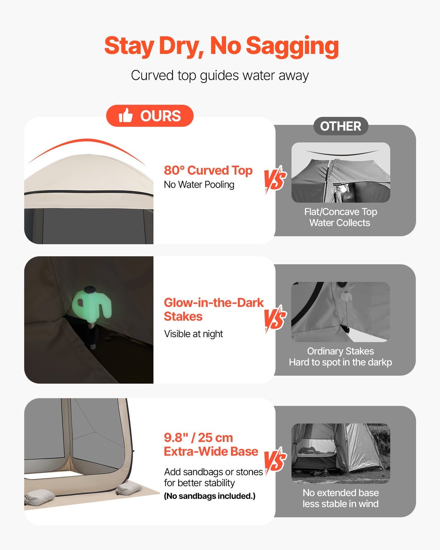 Screen House Tent, 6 x 6 ft, 4-6 Person Pop Up Screen Tent, Portable Screened in Canopy with Carry Bag, Netting Sides, Ground Stakes, for Garden, Patio, Backyard, and Outdoor Activities, Beige