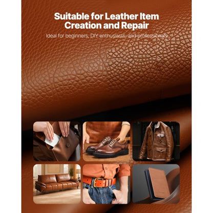 Lederbearbeitungs-Werkzeugset, 38-teilig, Gravur-, Stanz- und Prägewerkzeuge, Nähwerkzeuge | EU