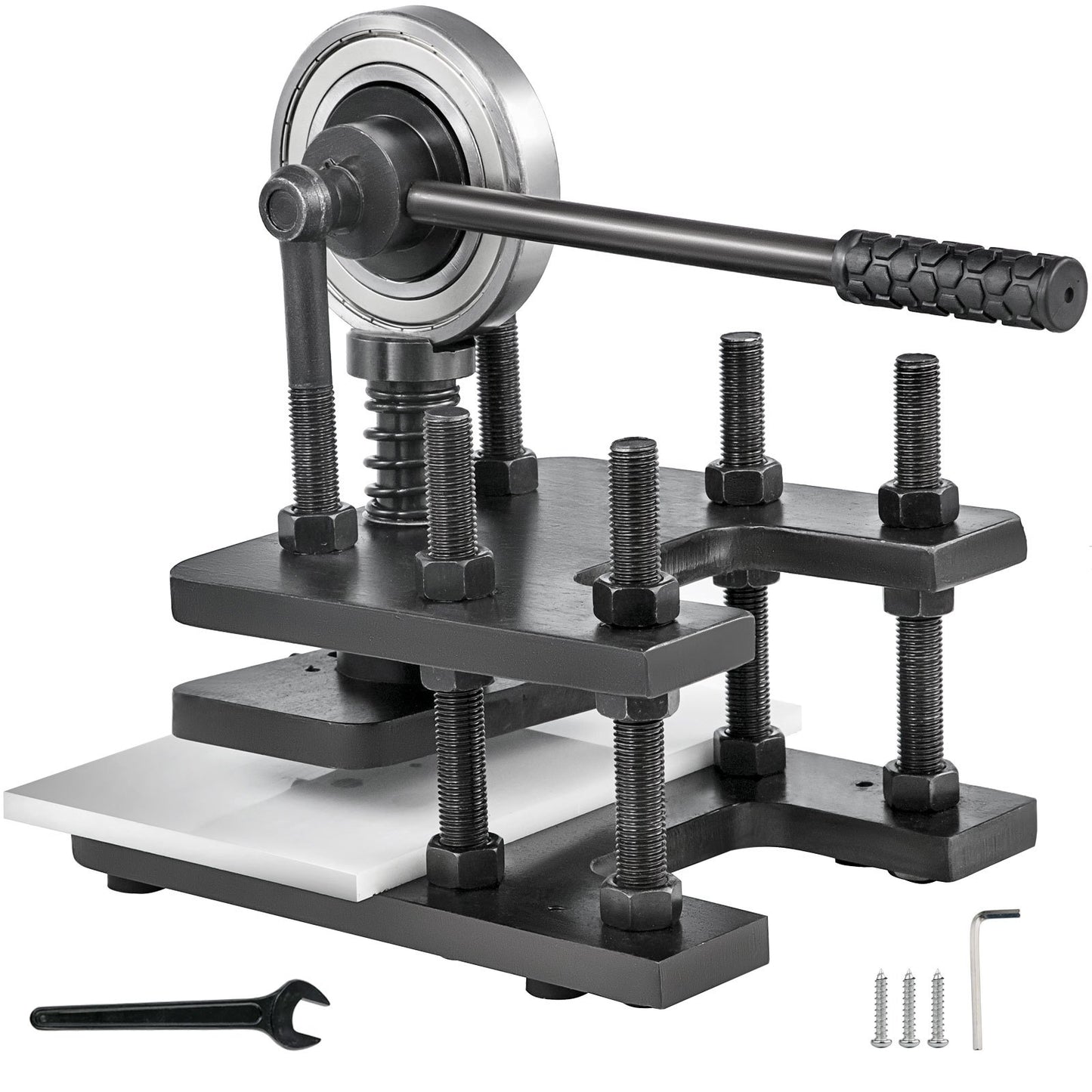 Lederschneidemaschine, 180 x 120 mm, manuelle Stanzmaschine, robuste Lederprägemaschine, Handpresse, Form, Lederstanze, Lederhandwerksschneidemaschine für verschiedene Materialien