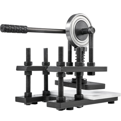 Lederschneidemaschine, 180 x 120 mm, manuelle Stanzmaschine, robuste Lederprägemaschine, Handpresse, Form, Lederstanze, Lederhandwerksschneidemaschine für verschiedene Materialien