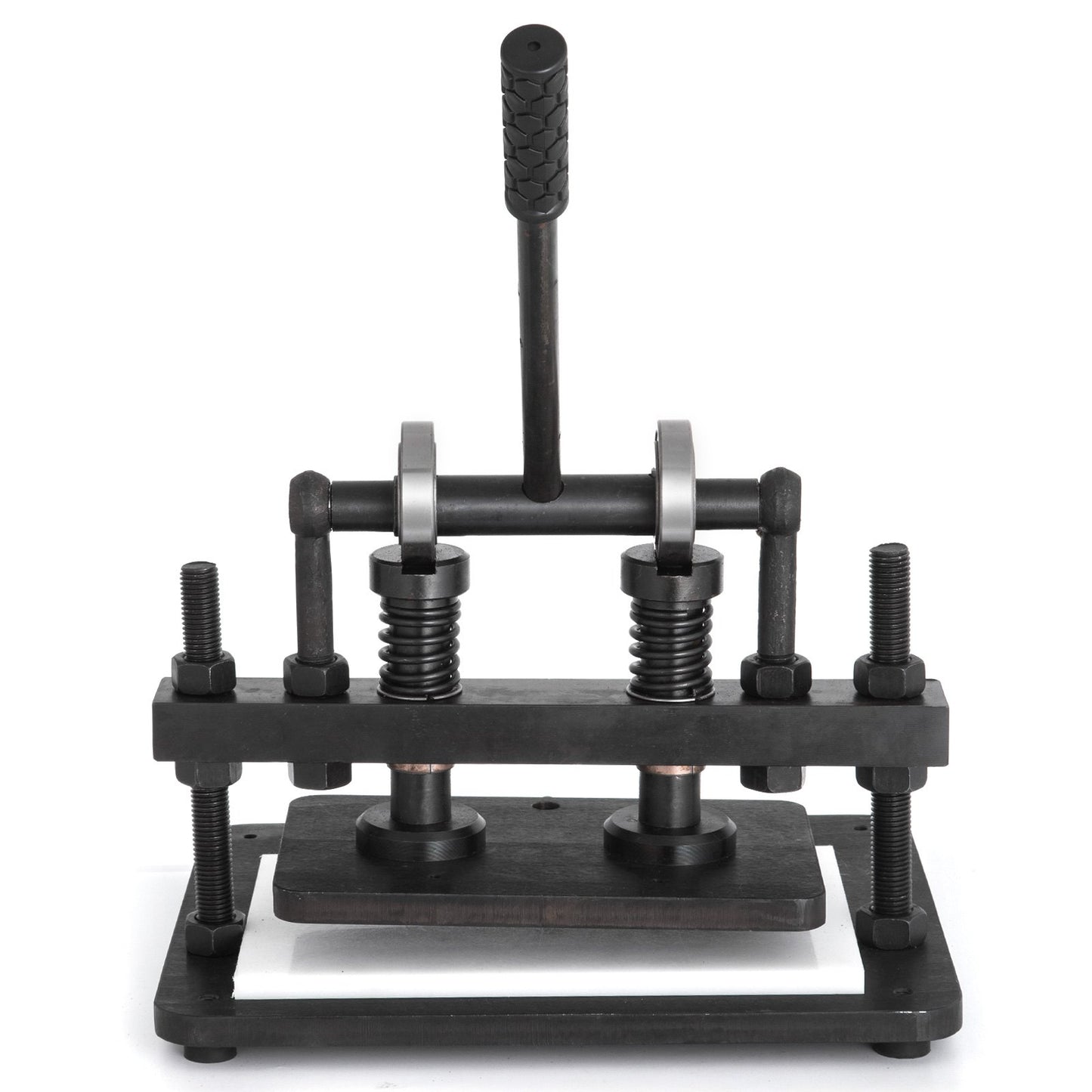 Läderskärmaskin 260x150 mm Manuell stansmaskin Heavy Duty läderpräglingsmaskin Handpressformform Läderstansad läderhantverksskärmaskin för olika material