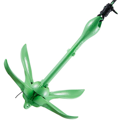 Kajak-Anker-Set, 3,5 lb Paddle Board Anker-Set mit 26,2 ft/8 m Seil und Boje, Faltbarer Bootsanker mit Aufbewahrungstasche und Befestigungshaken, Kajak-Zubehör für Kajaks, Boote, Kanus