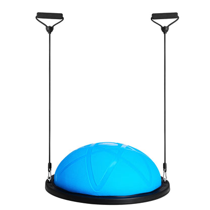 23 "halb Gymnastikball Trainer Yoga Balance Stabilität Ball Widerstand Band