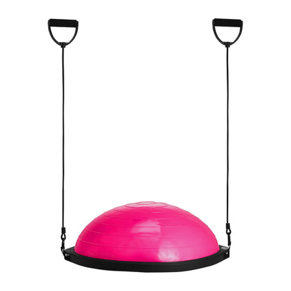 26" Halbgymnastikball Trainer Yoga Balance Stabilitätsball Widerstandsband