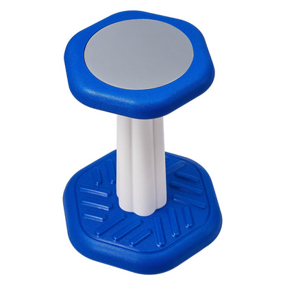 Kids Wobble Chair Active Chair med svampkudde för ålder 7-14 Blå