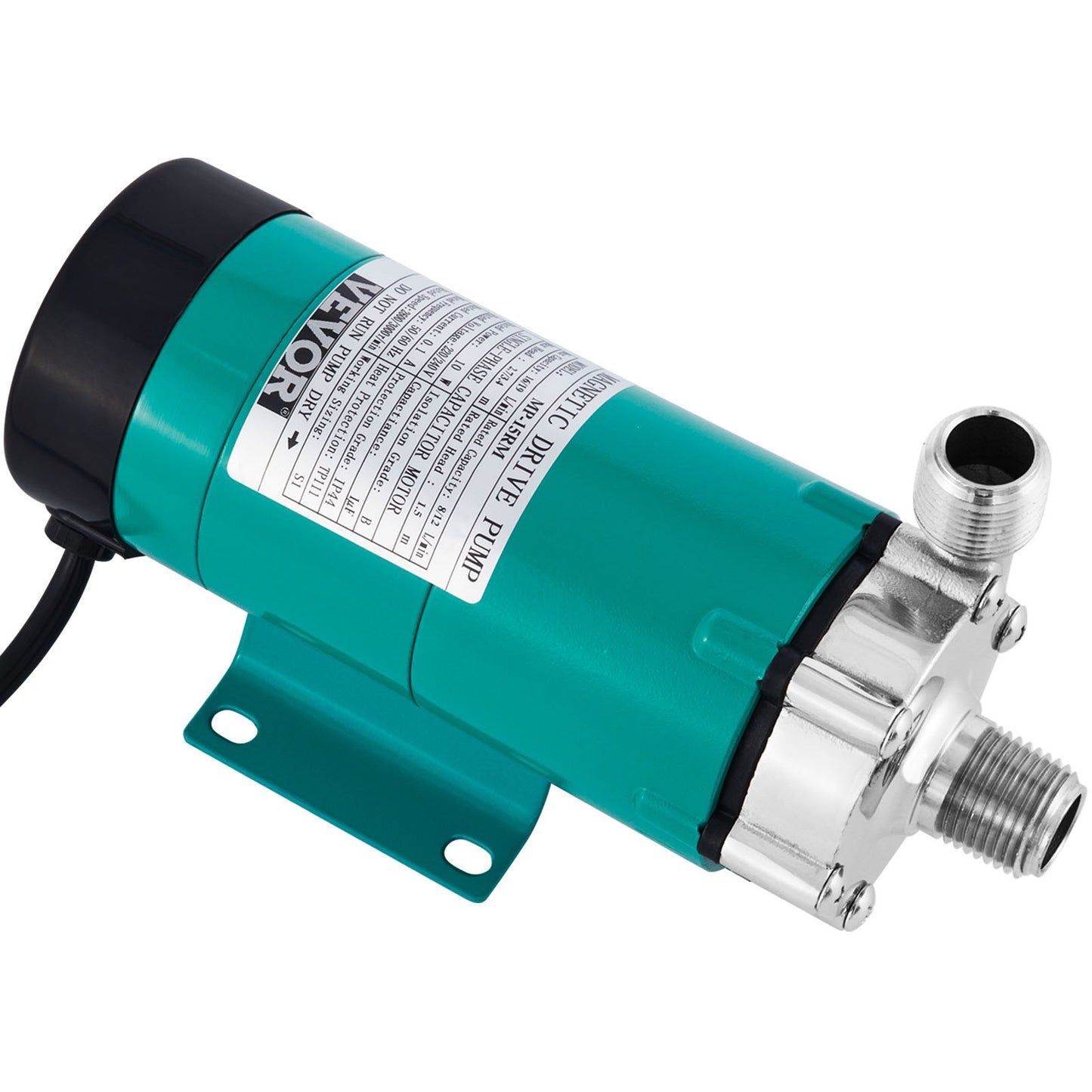 Magnetische Bierpumpe mit Lebensmittel MP-15RP Edelstahl-Brunnenpumpe Magnetantrieb Braubierpumpe mit Hochtemperatur-Magnetbierpumpe