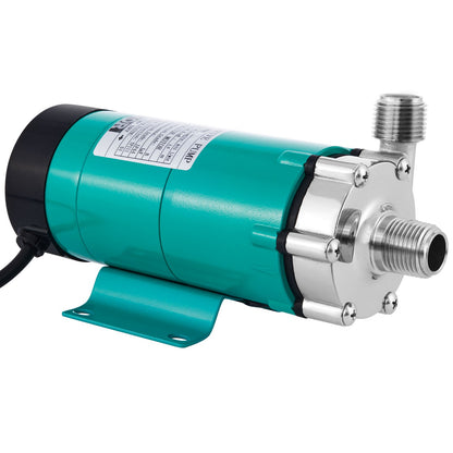 Magnetische Bierpumpe mit Lebensmittel MP-15RP Edelstahl-Brunnenpumpe Magnetantrieb Braubierpumpe mit Hochtemperatur-Magnetbierpumpe