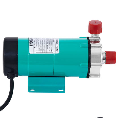 Magnetische Bierpumpe mit Lebensmittel MP-15RP Edelstahl-Brunnenpumpe Magnetantrieb Braubierpumpe mit Hochtemperatur-Magnetbierpumpe