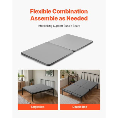 Våningssängsbräda i dubbelstorlek, 38 mm, ribbor med 200D Oxfordduk, 2 st