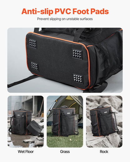 Welding Backpack, 33L Welder Backpack with Insulated Bag & Helmet Bag, 600D Polyester Extreme Gear Pack for Tools and Helmet, Multi-Purpose Gear Storage Bag for Welding, Outdoor Camping, Hiking