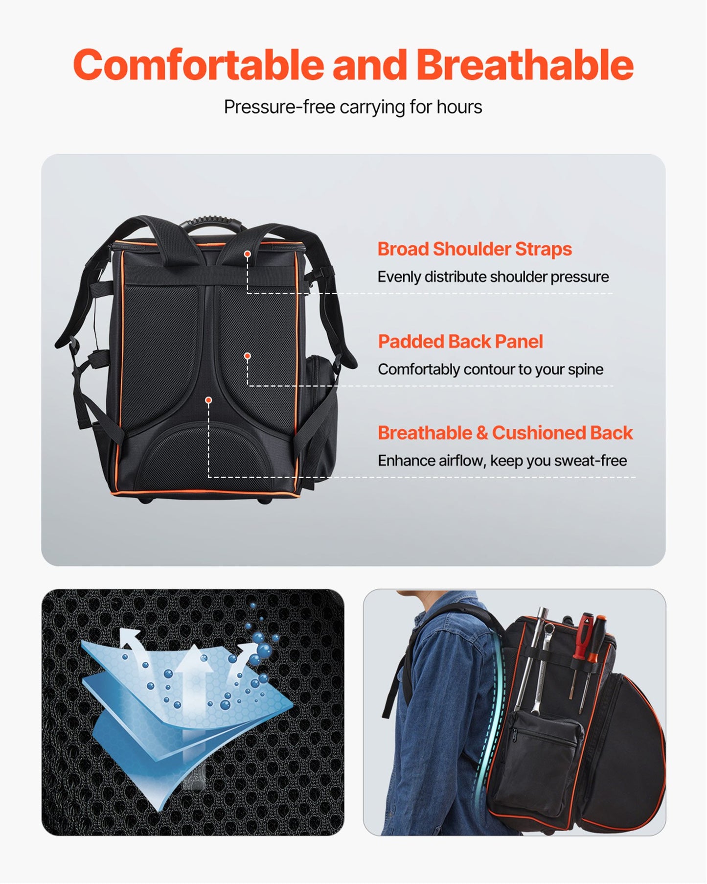 Welding Backpack, 35.6L Welder Backpack for Tools and Helmet, 600D Polyester Extreme Gear Pack with Helmet Catch Bag, Multi-Purpose Gear Storage Bag for Welding, Outdoor Camping, Mountaineering