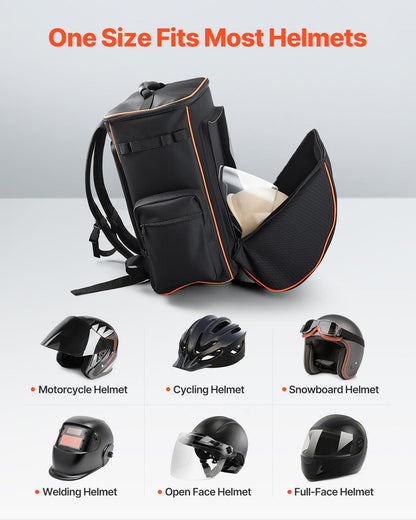 Welding Backpack, 35.6L Welder Backpack for Tools and Helmet, 600D Polyester Extreme Gear Pack with Helmet Catch Bag, Multi-Purpose Gear Storage Bag for Welding, Outdoor Camping, Mountaineering