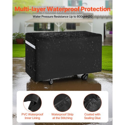 66 Inch Grill Cover Heavy Duty BBQ Gas Grill Cover Outdoor Waterproof
