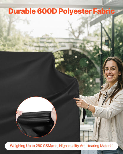 60 Inch Grill Cover Heavy Duty BBQ Gas Grill Cover Outdoor Waterproof