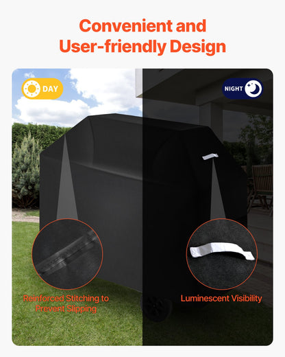 52 Inch Grill Cover Heavy Duty BBQ Gas Grill Cover Outdoor Waterproof