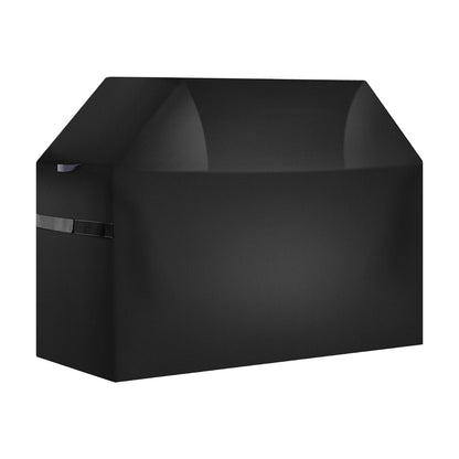 Grill Cover, 48 inch BBQ Covers for Outdoor Grills, Waterproof, Fade Resistant, Weather Resistant Heavy Duty 600D Polyester, Easy On/Off, with Hook-and-Loop Straps, Black