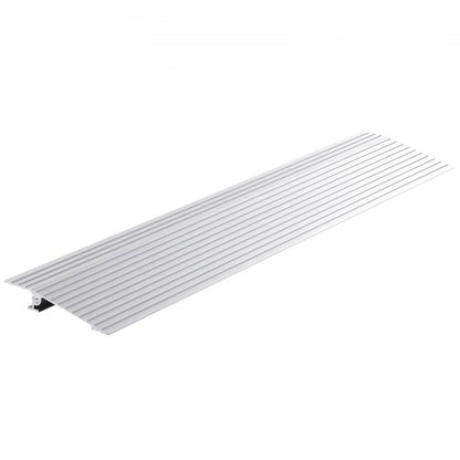 Door Threshold Ramp, 1" Rise, 800 lbs Load Capacity, Door Ramp for Wheelchairs, Aluminum Threshold Ramp for Doorways, Adjustable Modular Threshold Ramp for Wheelchairs, Scooters, Power Chairs