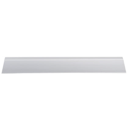 Türschwellenrampe, 2,5 cm Anstieg, 361 kg Tragkraft, Rollstuhl-Türrampe, Aluminium-Schwellenrampe für Türöffnungen, verstellbare modulare Schwellenrampe für Rollstühle, Scooter, Elektrorollstühle