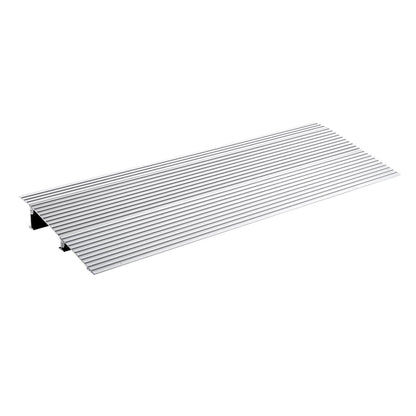 Door Threshold Ramp, 2" Rise, 800 lbs Load Capacity, Wheelchair Door Ramp, Aluminum Threshold Ramp for Doorways, Adjustable Modular Threshold Ramp for Wheelchairs, Scooters, Power Chairs