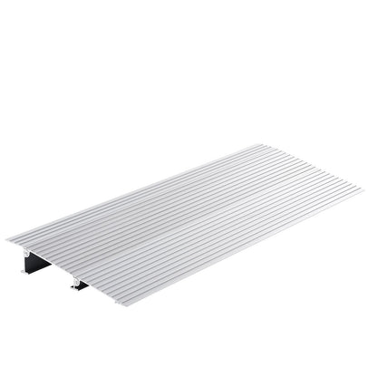 Door Threshold Ramp, 2" Rise, 800 lbs Load Capacity, Wheelchair Door Ramp, Aluminum Threshold Ramp for Doorways, Adjustable Modular Threshold Ramp for Wheelchairs, Scooters, Power Chairs