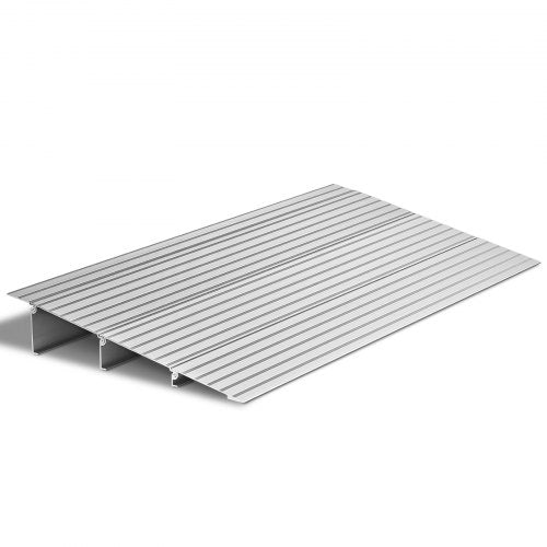 Door Threshold Ramp, 3 inch Rise, Aluminum Alloy Threshold Ramp Rated 800 lbs Load Capacity, Handicap Ramps for Home Steps for Wheelchair, Scooters, Power Chairs, Walkers, Bicycle, Tricycle