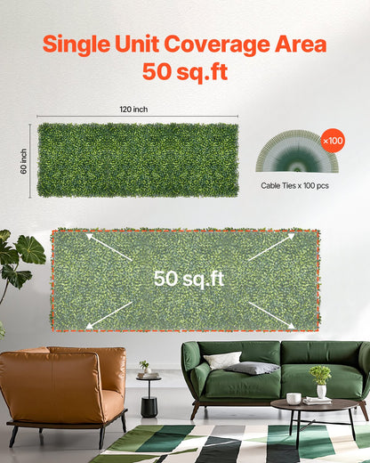 Artificial Grass Wall Panels 60 x 120 Inch Milan Grass Greenery for Interior Decoration