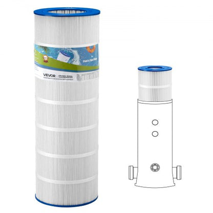 Pool Filter Cartridge, 150 Sq. Ft Spa Hot Tub Filter Cartridge Replacement, Compatible with Pentair R173216, Pleatco PAP150, Secure for Kids & Pet, Trilobal Pleated, Easy to Clean