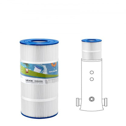 Pool Filter Cartridge, 90 Sq. Ft Spa Hot Tub Filter Cartridge Replacement, Compatible with Hayward C900, Hayward CX900RE, Secure for Kids & Pet, Trilobal Pleated, Easy to Clean
