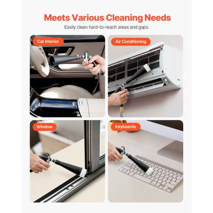 Bilrengöringspistol 6-9,2 bar högtrycksluftblåspistol 2 munstycken blåser smuts |  EU